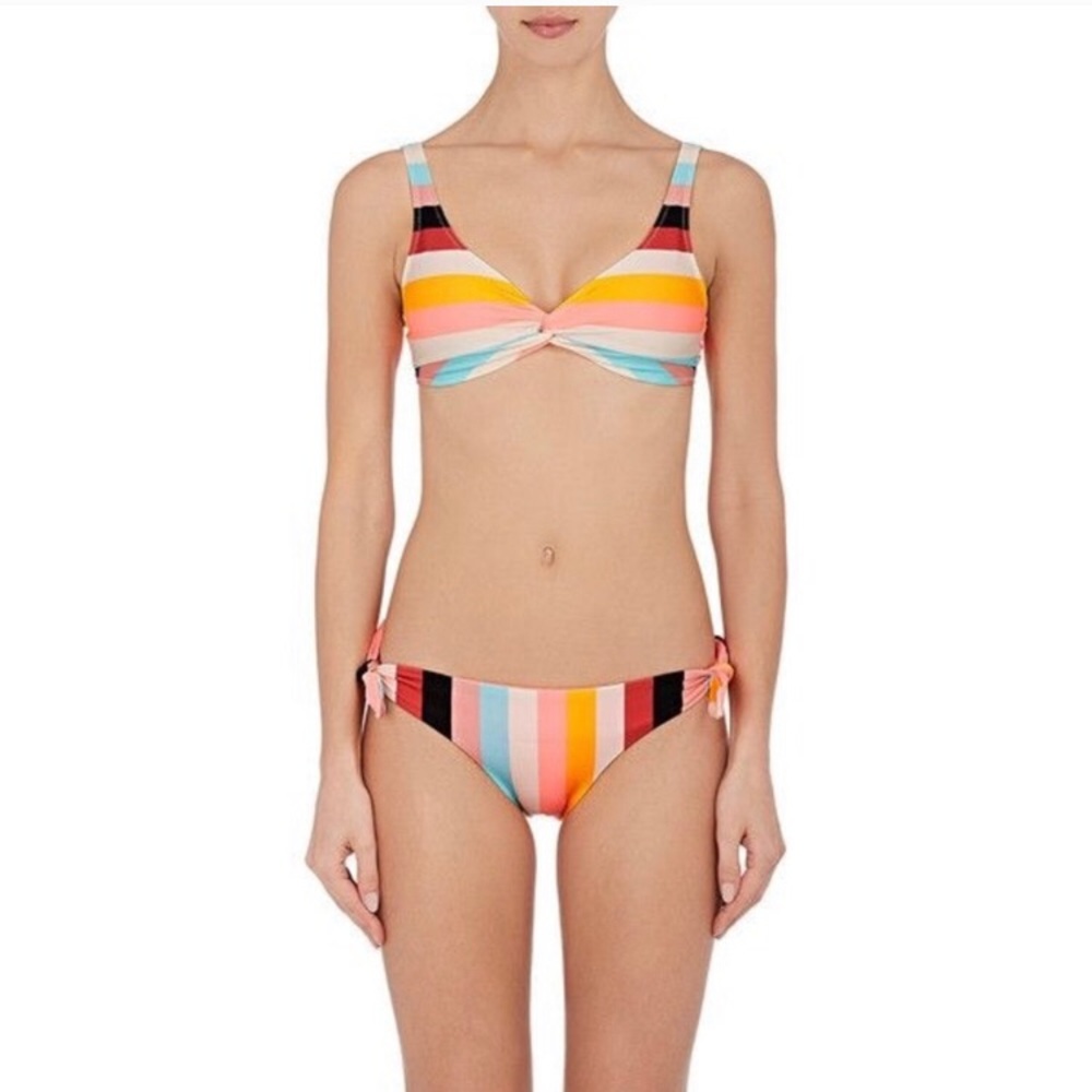Anthropologie Solid & striped bikini M